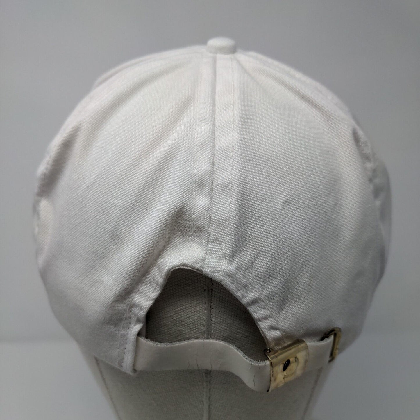 Farm Bureau Ins. Slideback Rope Hat White OSFA Leather Strap Imperial
