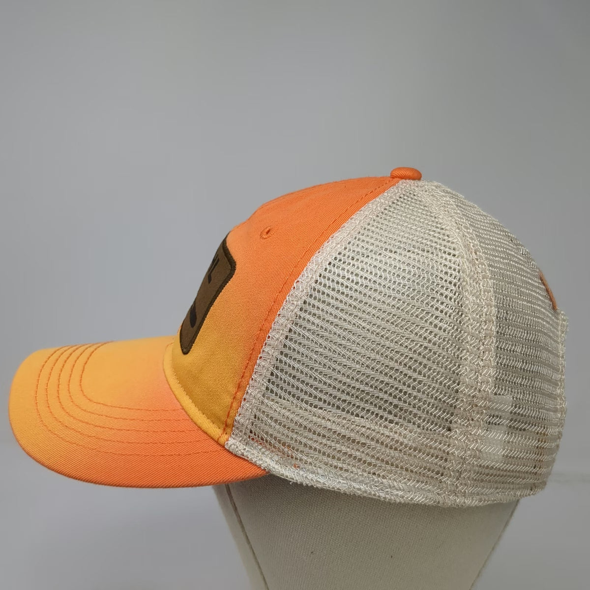 Stihl Trucker Hat Orange One Size Chainsaw Patch Mesh Snapback Licensed Apparel