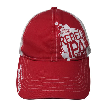 Samuel Adams Rebel IPA Snapback Mesh Back Trucker Hat Red One Size