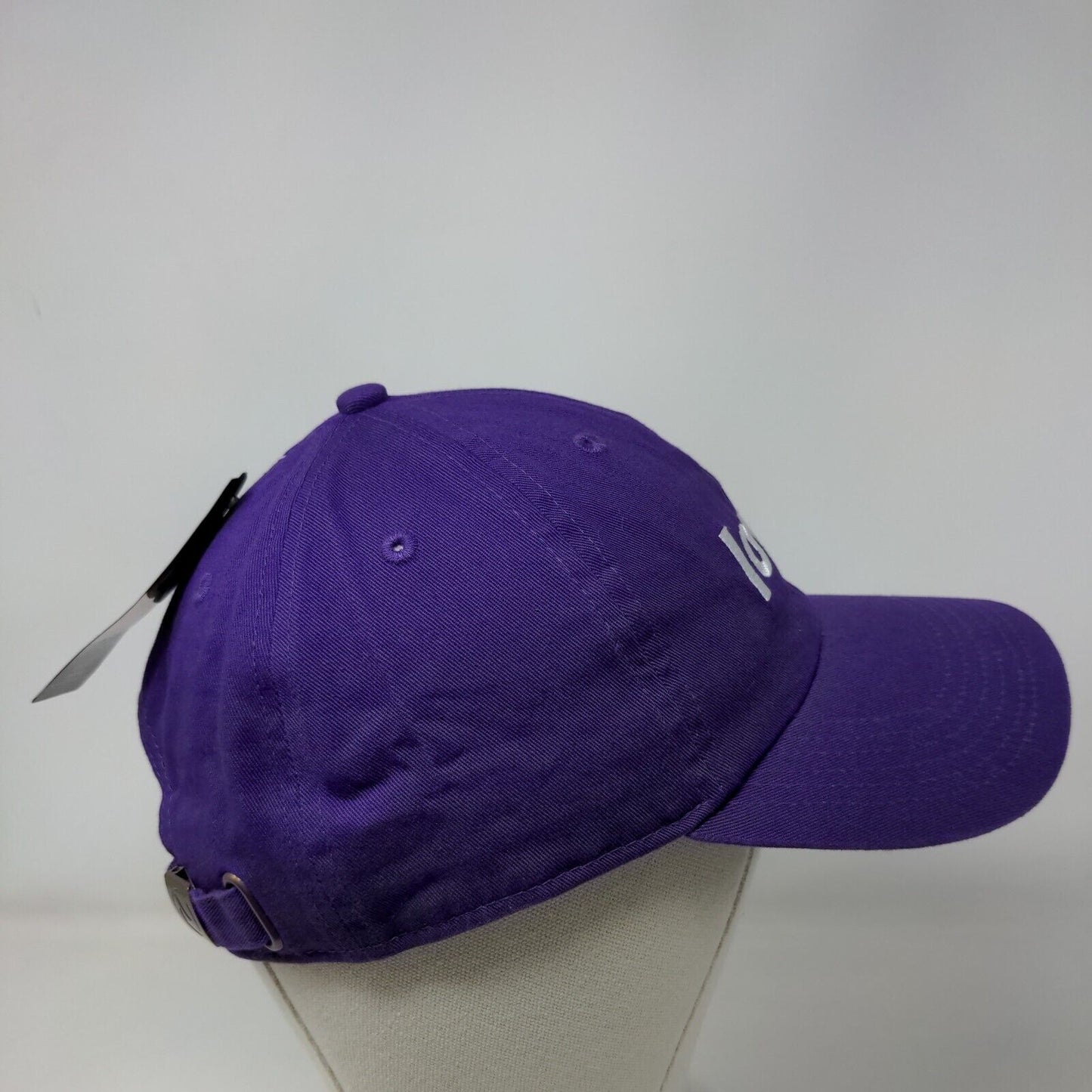 Love Slideback Hat Purple OSFA Embroidered 6 Panel Newhattan W/Tags