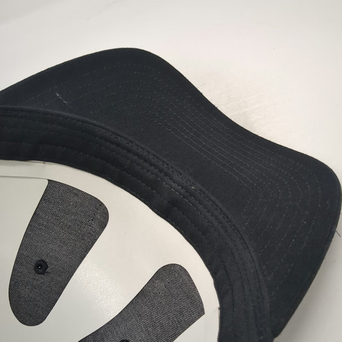 Richardson Trucker Hat Black One Size Bull Development Center Mesh Snapback