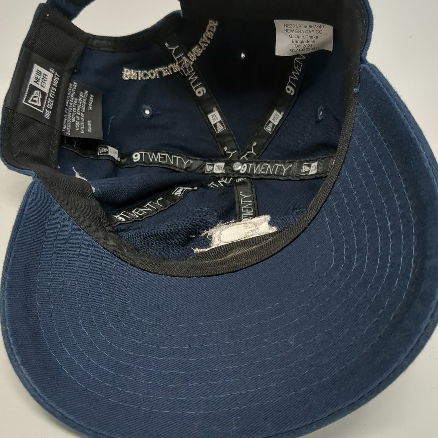 New Era Baseball Cap Blue One Size Bricoleur Vineyards 9TWENTY Equipage Hat