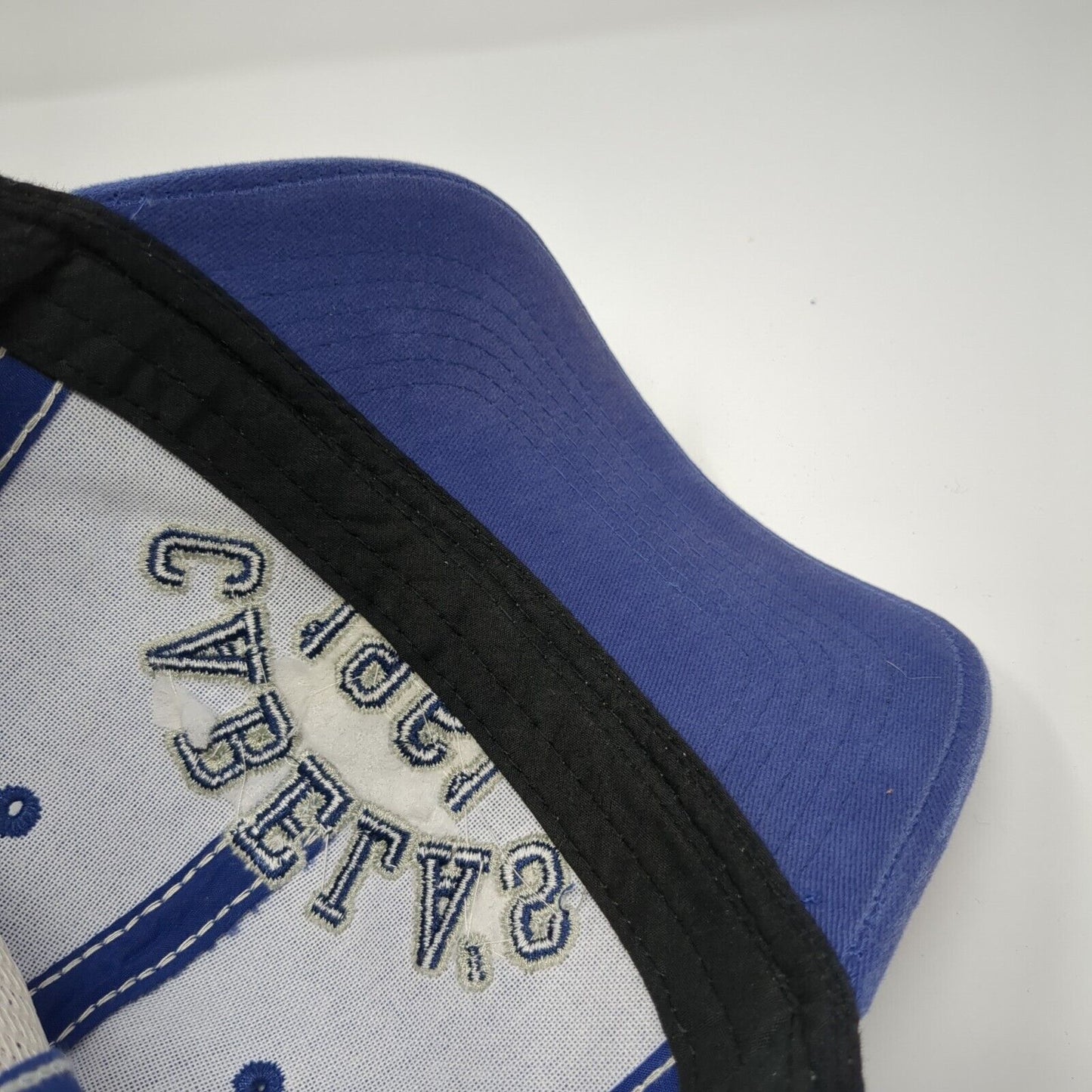 Cabela's 1961 Snapback Trucker Hat Blue One Size Mesh Back Embroidered