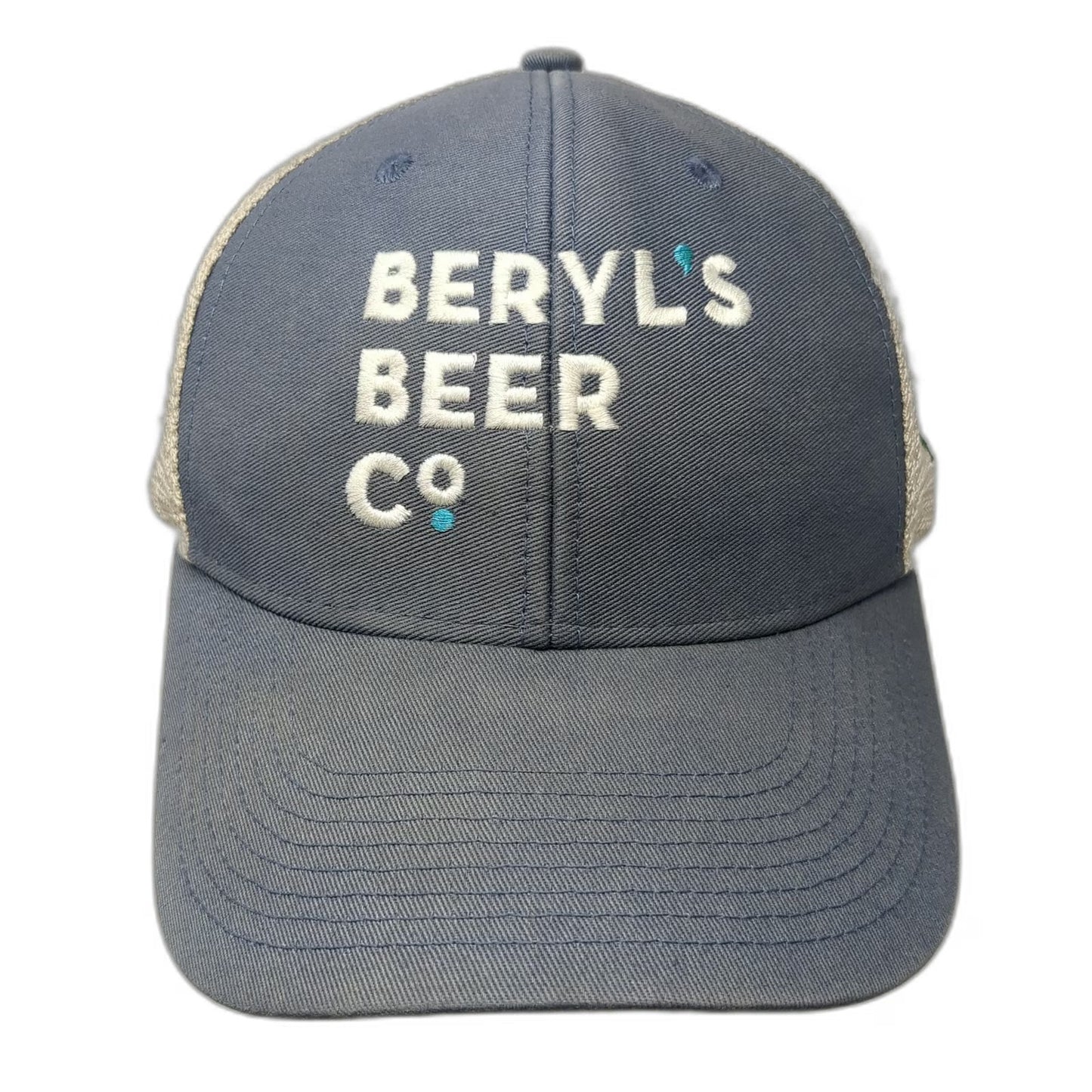 Ouray Baseball Cap Blue One Size Mesh Back Strapback Beryls Beer Co Brewery Hat