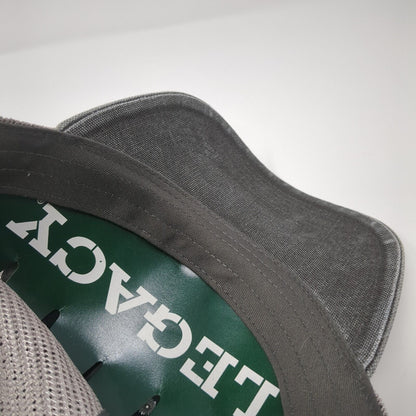 Floridatile Snapback Trucker Hat Gray OS Adjustable Embroidered Mesh Legacy