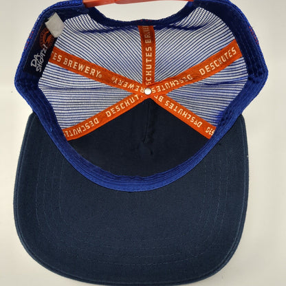 Da Shootz! Snapback Mesh Back Trucker Hat Blue One Size Adjustable