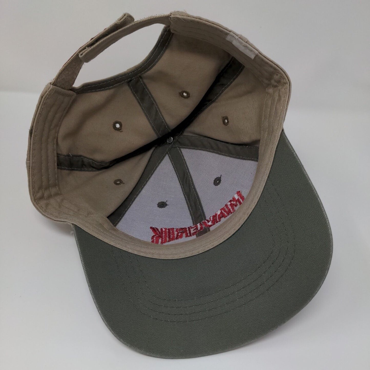Maverik Adventure Guide Strapback Hat Tan One Size Embroidered