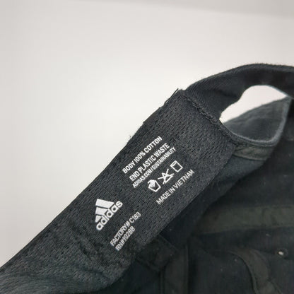 Adidas 3 Stripes Slideback Hat Black One Size Adjustable Embroidered
