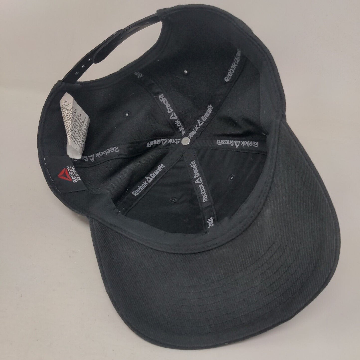 CrossFit Snapback Hat Black OSFM Embroidered Adjustable Reebok