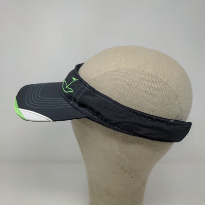 Signatures Men's Strapback Sun Visor Cap Hat Black Adjustable Golf Logo