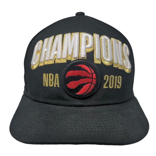 New Era Men's Snapback Hat Black OSFM Embroidered Toronto Raptors 9Fifty Logo