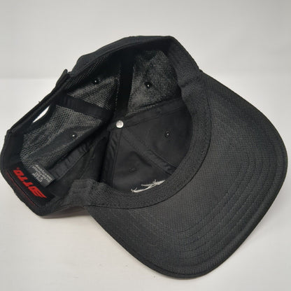 Liv Strapback Hat Black One Size Adjustable Embroidered Otto 6 Panel