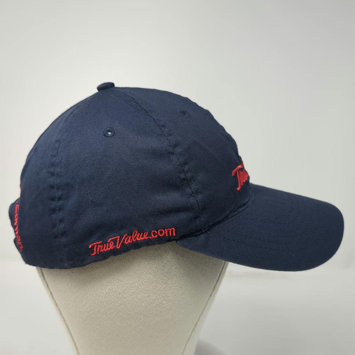 True Value Baseball Cap Blue One Size Strapback Cotton Help Is Around Corner Hat