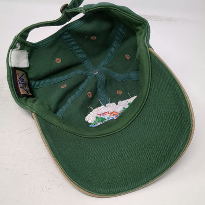 AJM International Pickle Lake Outposts Fishing Green One Size Baseball Cap Hat