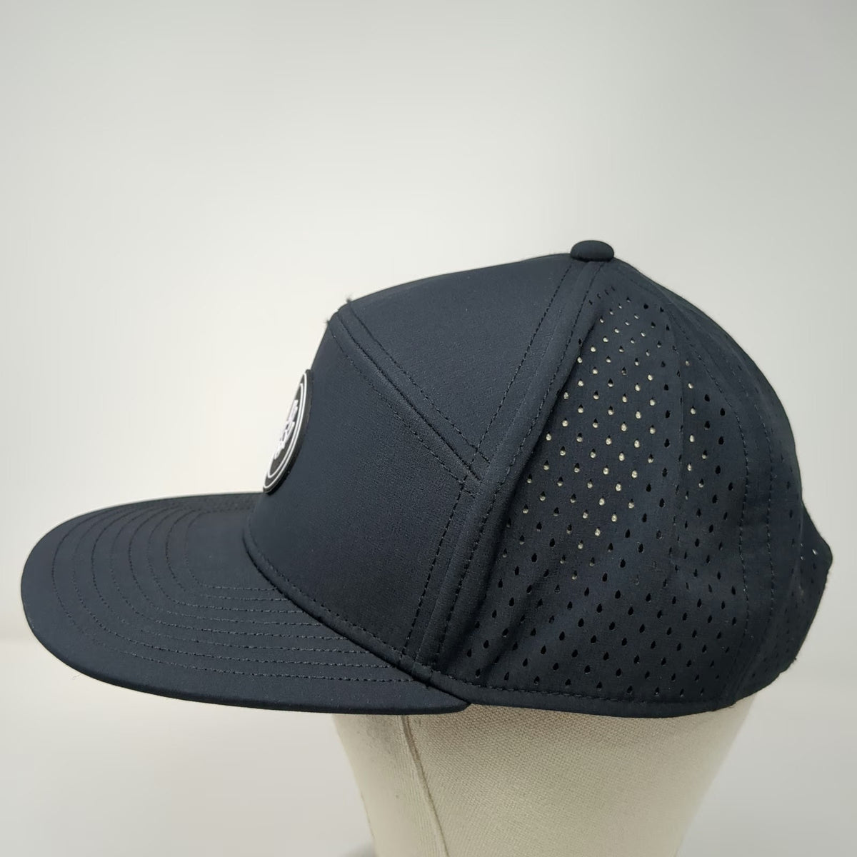 Melin Trenches Grateful Dead Trucker Hat Black L Hydro Snapback Flat Brim Patch