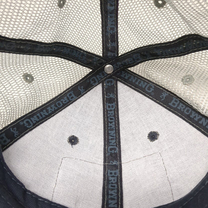 Browning Flag Patch Snapback Trucker Hat Multi One Size Mesh Back