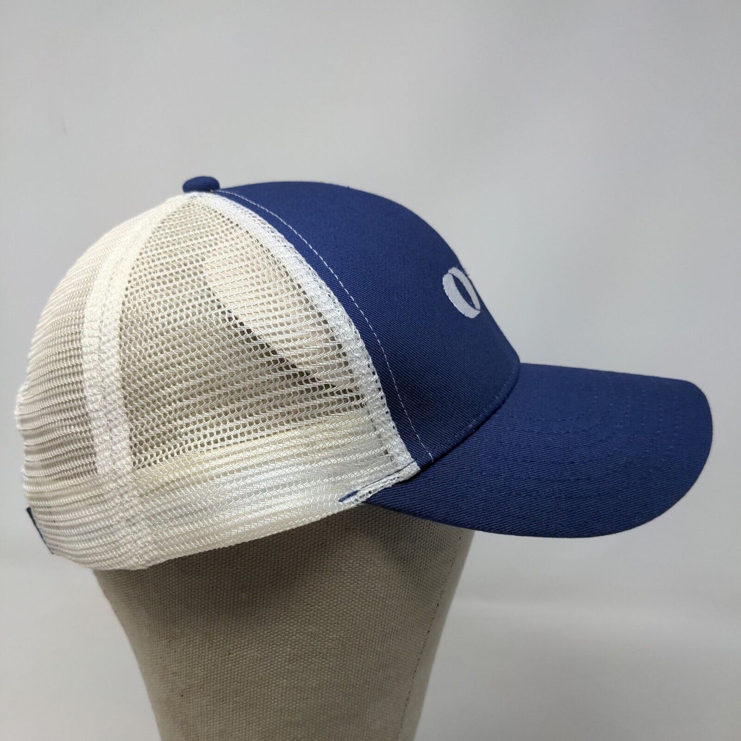 K-Products Men's Strapback Hat Blue White Size OSFA Embroidered United Rentals