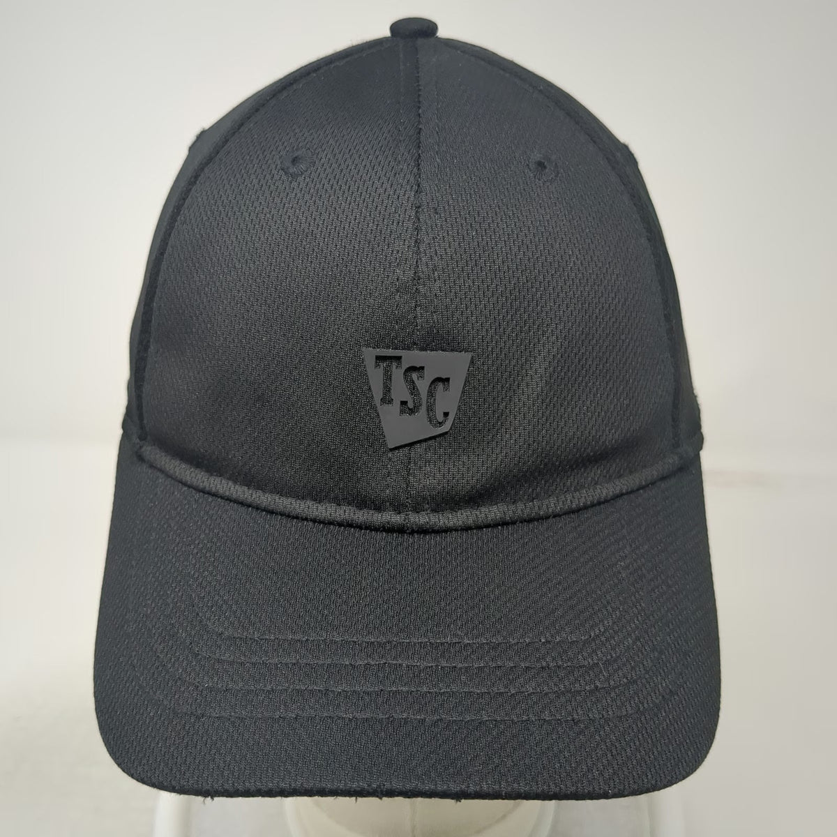 Infinity Baseball Cap Black One Size TSC Tonal Logo Mesh Strapback Hat Sport