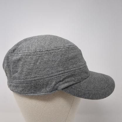 Icing Cadet Army Cap Gray One Size Stretch Lightweight Blank Cotton