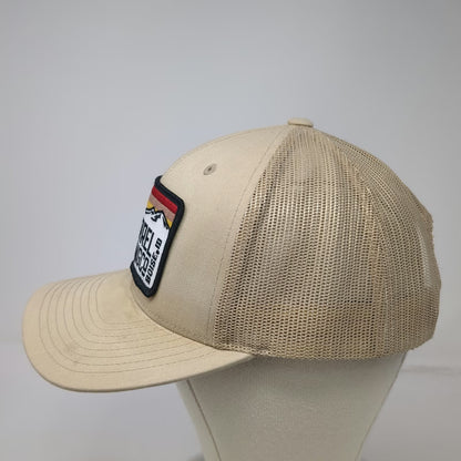 Yupoong Trucker Hat Beige One Size 10 Barrel Brewing Co Boise ID Mesh Snapback