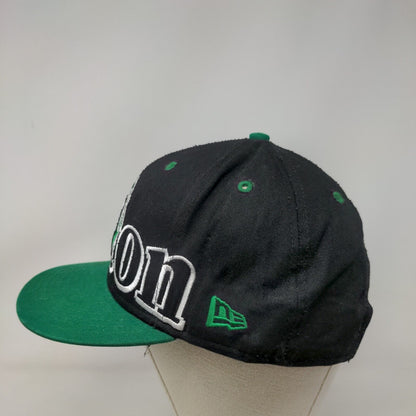 Boston Celtics Snapback Hat Black Green OSFM New Era Hardwood Classics NBA