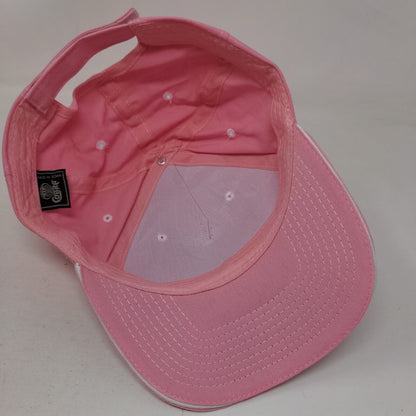 DeLuca Toyota Strapback Hat Pink One Size Adjustable Vent Holes Cobra