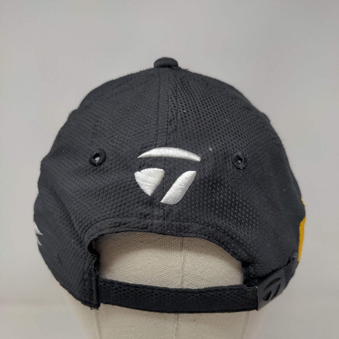 TaylorMade R11S Strapback Hat Black OSFA Adjustable Embroidered