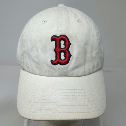 '47 MLB Boston Red Sox Baseball Cap White One Size Slideback Embroidered Hat