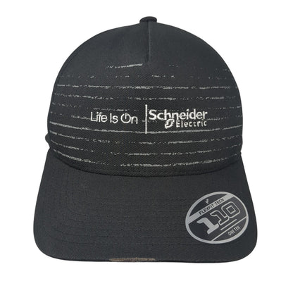 Life Is On Schneider Electric Snapback Hat Black One Size Flexfit Yupoong