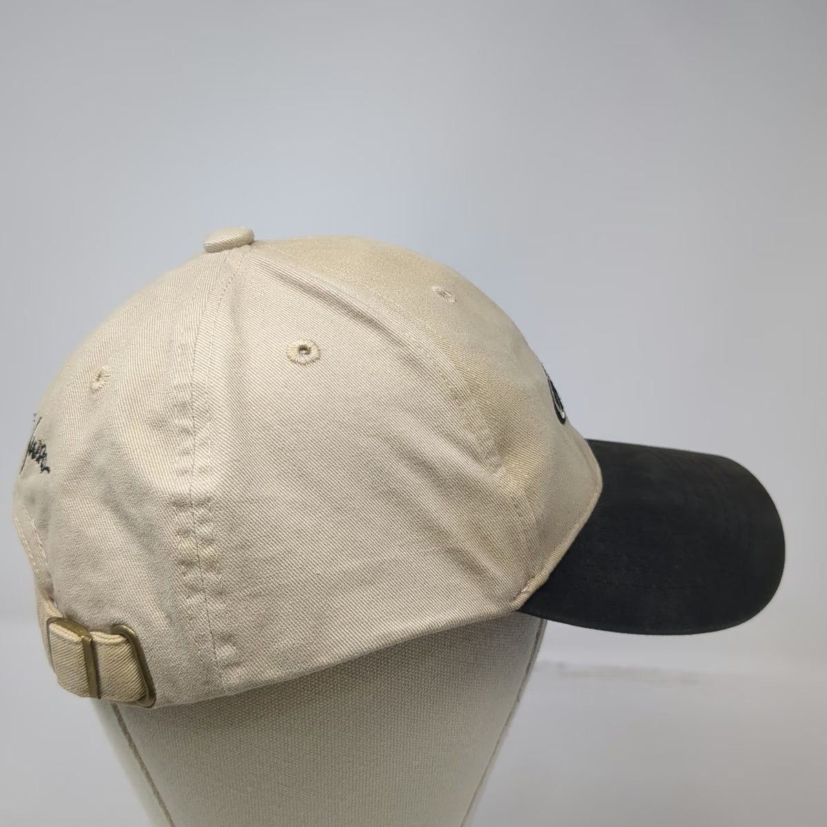 Hawaiian Headwear Baseball Cap Beige One Size ABC Surfwear Hawaii Wave Logo Hat