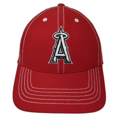 Los Angeles Angels MLB '47 Baseball Cap Red One Size Adjustable Contrast Hat