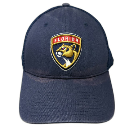 Florida Panthers NHL Fanatics Cap Blue XL Mesh Back Flex Fit Curved Brim Hat