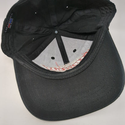 Factory Studboy Racing Strapback Hat Black OS Adjustable Embroidered Cap America