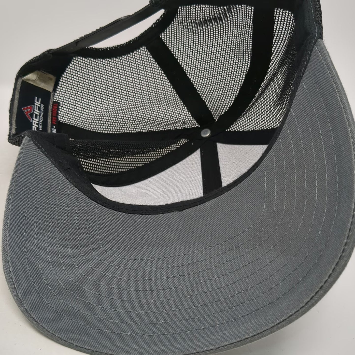 Pacific Headwear Trucker Hat Gray One Size 30 Year Anniversary Doucet Survey
