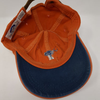 South Carolina Slideback Hat Orange One Size Palmetto Moon Fahrenheit