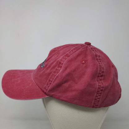 Ahead Men's Slideback Hat Red St Thomas 100% Cotton 1493 Embroidered Logo