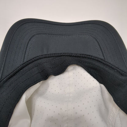 Nike Dri-Fit Strapback Hat White One Size Featherlight Black Trim
