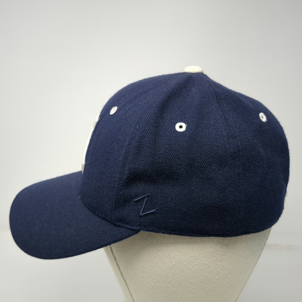 Utah State Aggies NCAA Zephyr Blue 7 1/4 Cap Hat Wool Blend Embroidered Logo