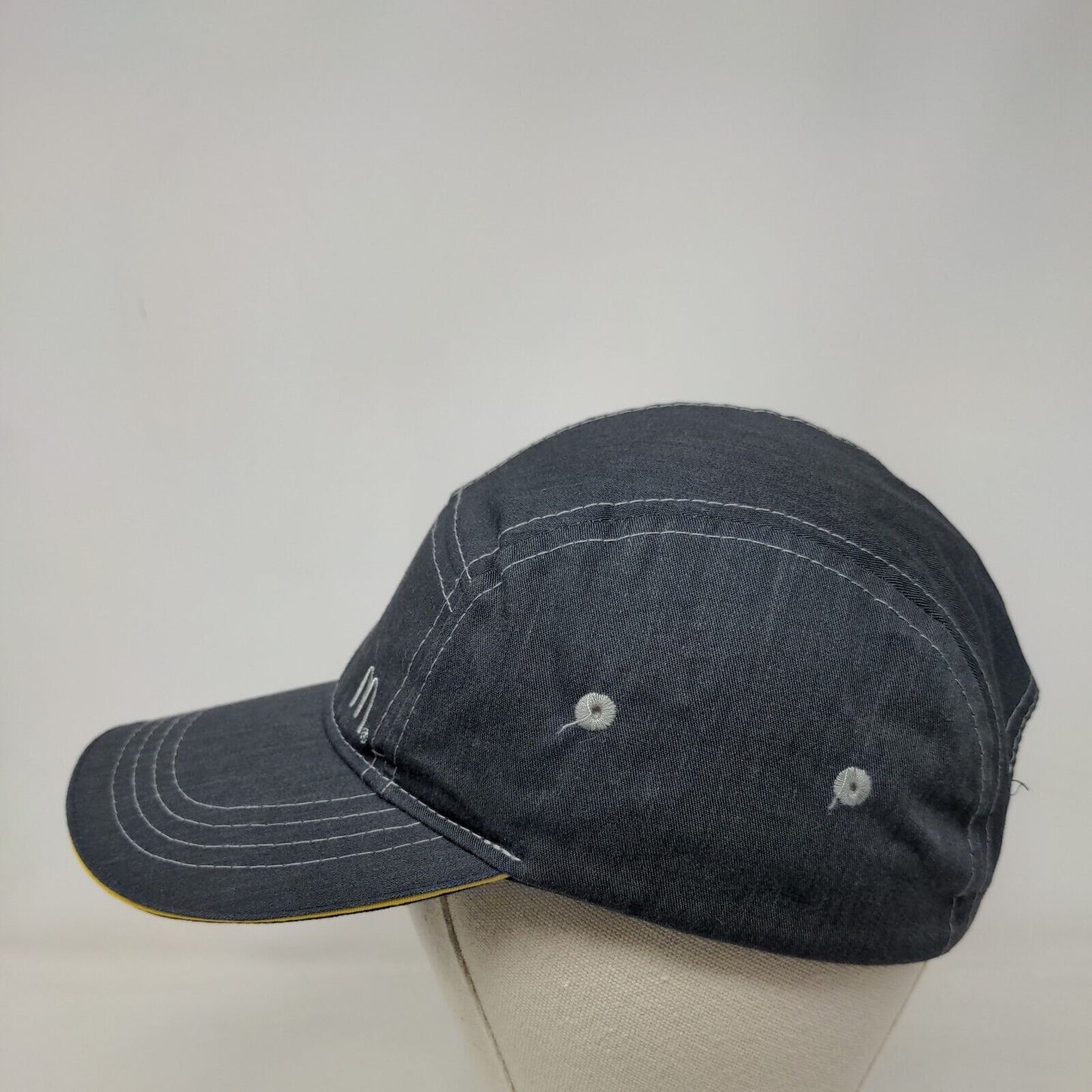 McDonald's Slideback 5 Panel Hat Gray One Size Solid Employee Uniform