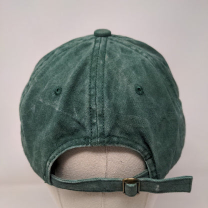 Cobra Slideback Hat Green One Size Adjustable Embroidered 6 Panel