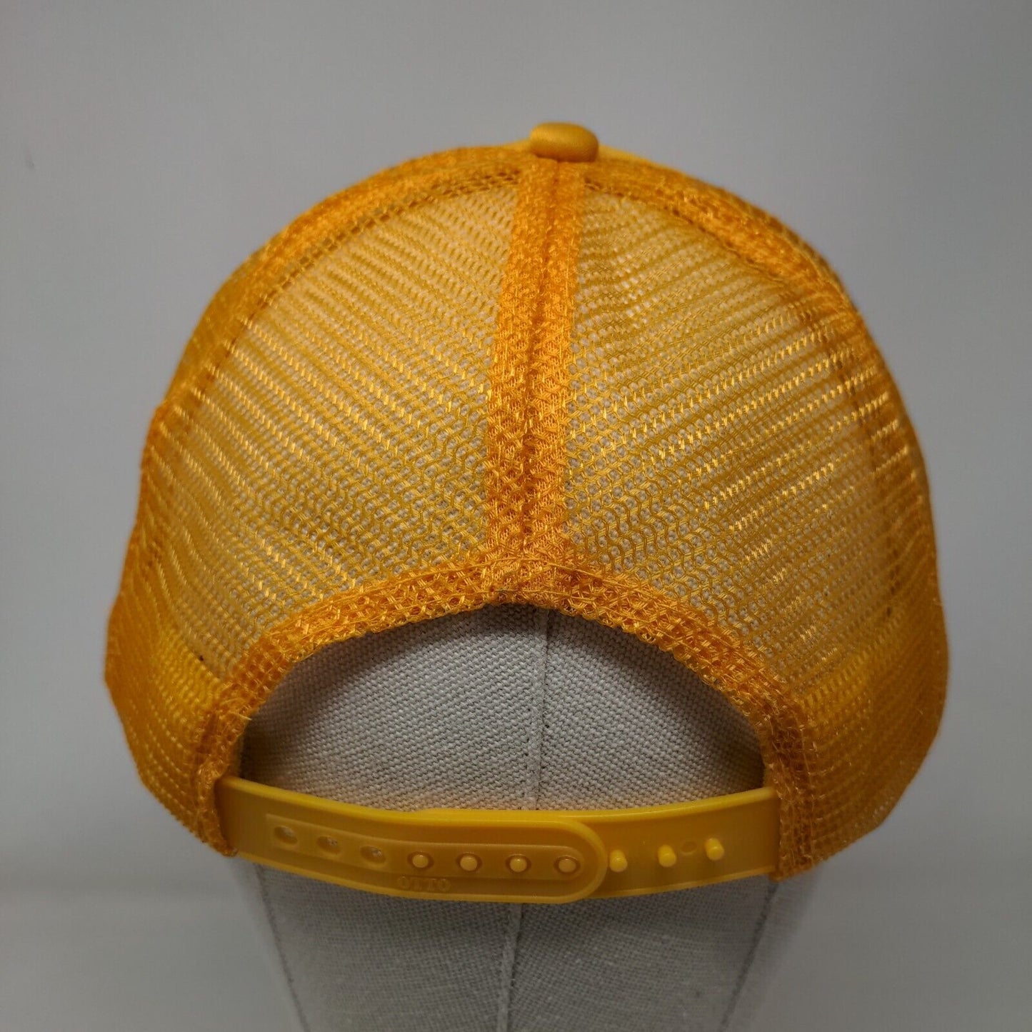 Keith Harkin Snapback Trucker Hat Yellow OSFM Adjustable Rope Mesh Back Otto