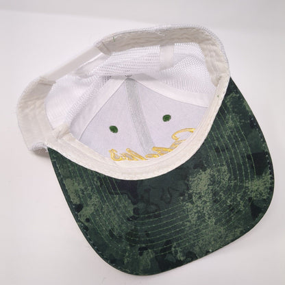 Cabela's Club Snapback Trucker Hat Green One Size Mesh Back Embroidered
