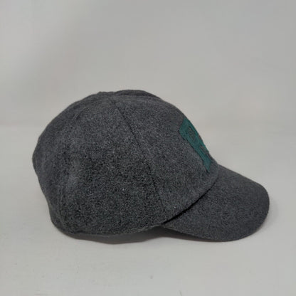 R Initial Toddler Fitted Hat Gray Size 2T-5T Stretch Patch Lightweight 6 Panel