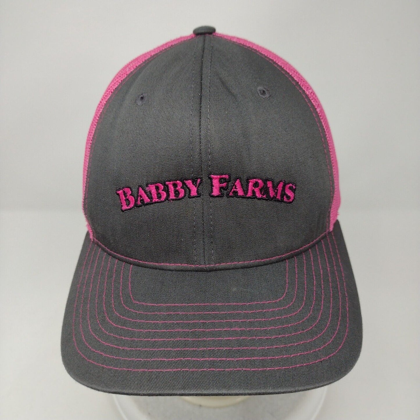 Babby Farms Snapback Trucker Hat Multicolor OSFA Mesh Back Richardson