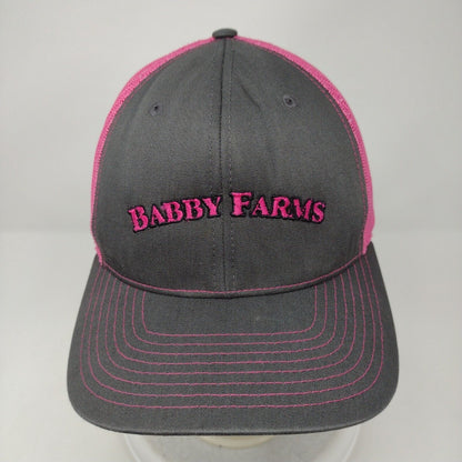 Babby Farms Snapback Trucker Hat Multicolor OSFA Mesh Back Richardson