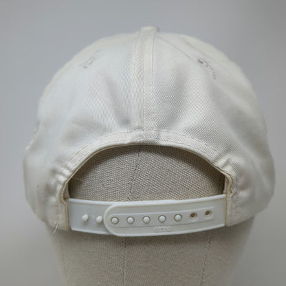 Otto Snapback Hat White One Size Riddle Ranches Idaho Embroidered Graphic Cap