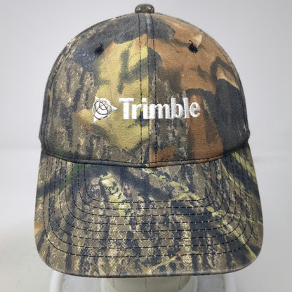 Port Authority Trimble Logo Green Camo Baseball Cap One Size Strapback Hat