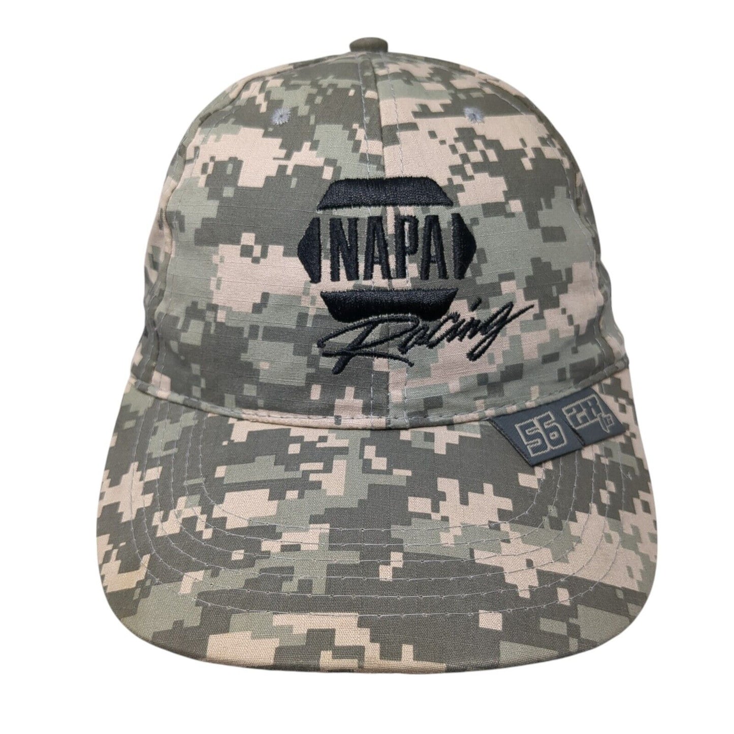 NAPA Racing Strapback Hat Camo One Size Intrepid Fallen Heroes Fund