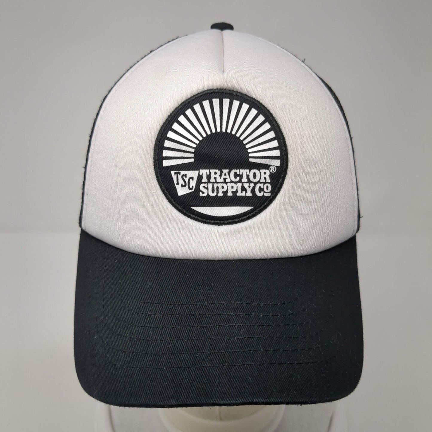 TSC Tractor Supply Co Snapback Trucker Hat Black One Size Mesh Back