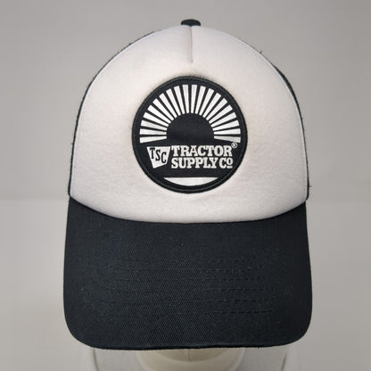 TSC Tractor Supply Co Snapback Trucker Hat Black One Size Mesh Back